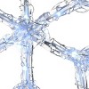 National Tree Company 2pc LED Diamond Tip Ice Crystal Snowflake Novelty Silhouette Christmas Light - 3 of 4