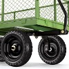 Gorilla Carts No Flat Replacement Wheel, Pneumatic Flat Free Cart Tires for Utility Garden Cart, Wheelbarrow, Dolly, and Wagon - 3 of 4