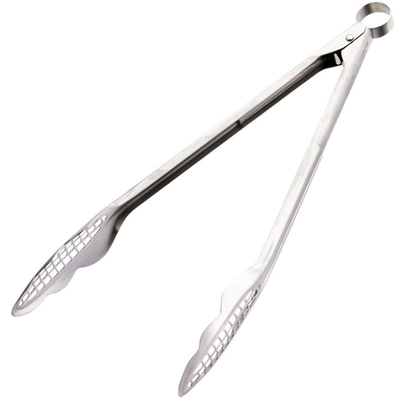 Cuisipro Grill Fry Tongs Narrow Kitchen Tong Stainless Steel 747188, 1 of 4