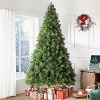 Home Imports Emporium 9ft Christmas Tree with Lights, Prelit with Pine Cones, Foot Pedal 2294 Branch Tips, 1050 Warm Lights and Metal Stand - 2 of 4
