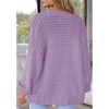 Clearlove Women's Cardigan Soft Pocketed Long Sleeves Casual Knitted Open Front Cardigans Lightweight Sweaters - 4 of 4