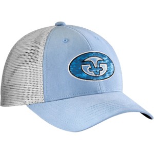 Flying Fisherman Blue Water Camo Logo Trucker Hat - 1 of 2