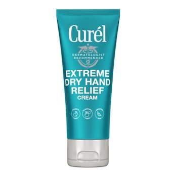 Curel Extreme Dry Hand Hand Relief Cream, Long Lasting Relief After Washing Hands, Travel Size Lotion Eucalyptus - 3 fl oz
