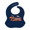 BabyFanatic Officially Licensed Unisex Silicone Baby Bib - NFL Denver Broncos - 2 of 3