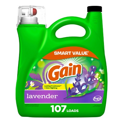 Gain + Aroma Boost Lavender Scent HE Compatible Liquid Laundry Detergent - 154 fl oz