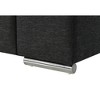 Linen Accent Chair with Removable Cushions, Full Foam Seat and Stainless Steel Legs for Living Room - 4 of 4