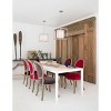 Elegant Lighting Mirin 1 light Vintage silver and White shade pendant - 2 of 4