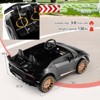 Costway 4WD 2-Seater Ride on Car, Licensed Lamborghini Kids’ Vehicles with Remote Control Black/Pink/Red - 3 of 4