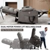 NicBex Chenille Lift Recliner Chair for Elderly,Massage Chairs with 8-Point Vibration Massage and Heating,Cozy Reclining Chairs for Living Room - 4 of 4