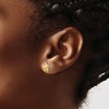 Black Bow Jewelry Kids 9mm 14k Yellow Gold Textured Starfish Post Earrings - 3 of 4