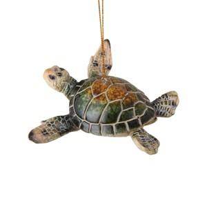 Gallerie II Cozumel Reef Sea Turtle Christmas Xmas Ornament - 1 of 2
