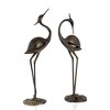 SPI Home Heron Garden Pair – Elegant Metal Bird Sculptures for Outdoor Display, 32" Tall Coastal-Inspired Duo - 2 of 2