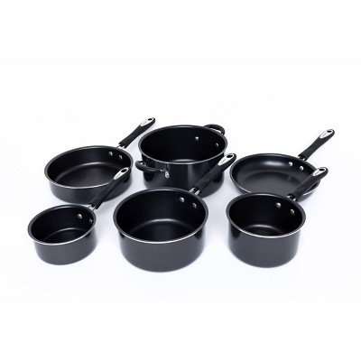 Cuisinart Black Aluminum Non-Stick 11-Piece Cookware Set