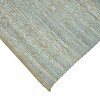 Light Blue And Tan Jute Geometric Flatweave Handmade Area Rug - 4 of 4