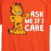 Men's - Garfield - Ask Me If I Care Short Sleeve Graphic T-Shirt - 2 of 4