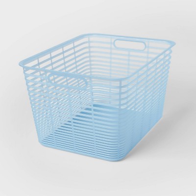 Aria Jelly Decorative Basket Large Blue - Brightroom™