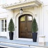 Acekool 4 FT Artificial Topiary Cedar Trees, 2 PCS Artificial Plants UV Rated Fake Plants for Front Porch Decor, Living Room - 2 of 4