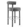 Modway Toulouse Performance Velvet Bar Stool - 3 of 4