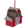 Northlight 3.5" Red Barn with Snowy Roof Christmas Ornament - 2 of 4