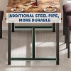Dining Table Set for 4, Kitchen Table and 2 Upholstered Chairs with Bench, Wooden Rectangular Dining Room Set, Apartment Rustic Brown - 4 of 4