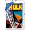 Trends International Marvel Comics X-Men - Wolverine Incredible Hulk #340 Framed Wall Poster Prints - 3 of 4