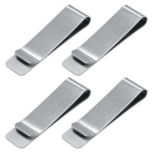 Unique Bargains Stainless Steel Storage Slim Clips for Notebook File Photo - 1 of 4