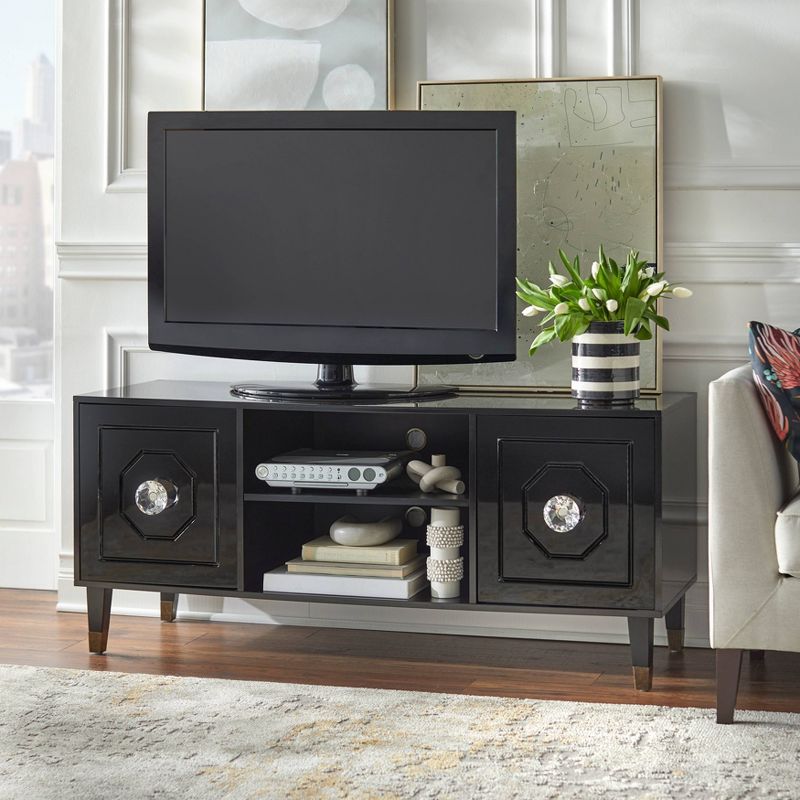 Jaslene TV Stand for TVs up to 60&#34; Black - angelo:HOME, 3 of 8
