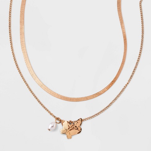 Target deals butterfly necklace