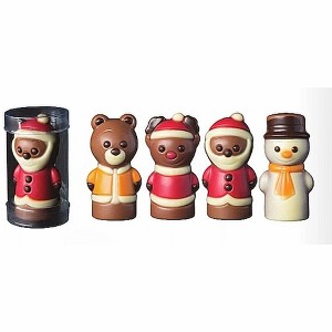 Weibler Mini Assorted Christmas Figures Set in Individual Acetate Gift Tubes .32 Oz (Set of 4) - 1 of 4