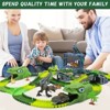Vatos 277Pcs Dinosaur Racing Toys, Bendable Flexible Racing Car with Sharks and Balls, Dinosaur Themed Train Toys for Aged 3+ - 3 of 4