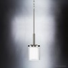 Urban Ambiance Luxury Contemporary Pendant Light,  14"H x 6.25"W,  Brushed Nickel Finish, UHP3200 - 3 of 4