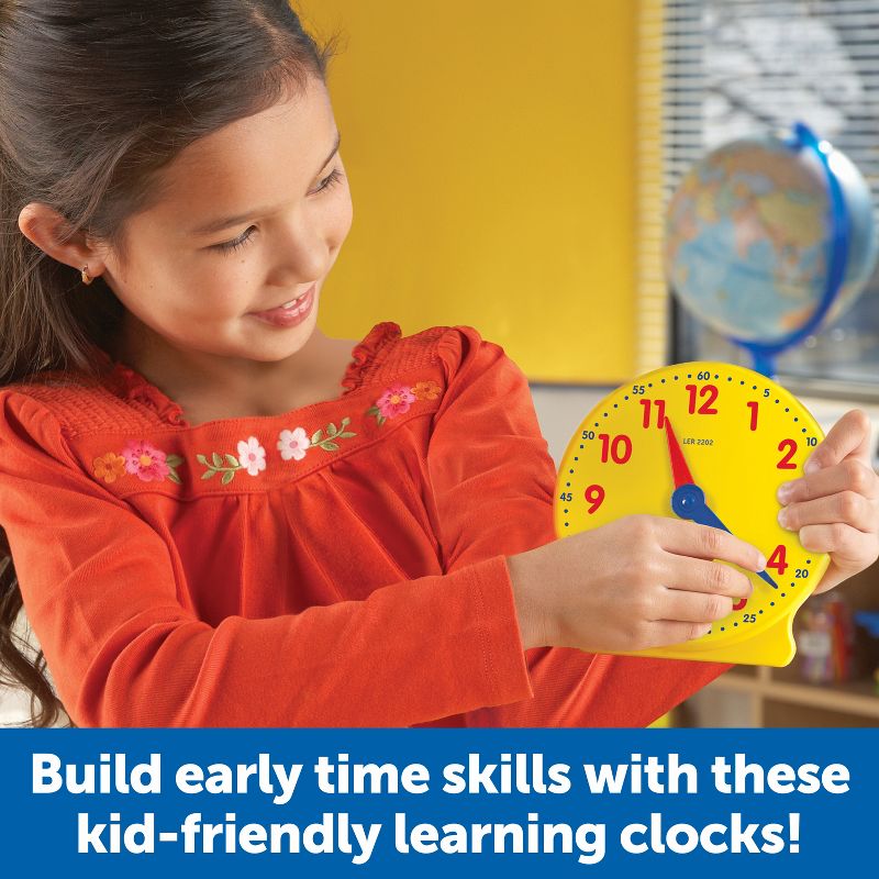 Learning Resources Classroom Clock Kit, 60 Pieces, Ages 5+, 2 of 6