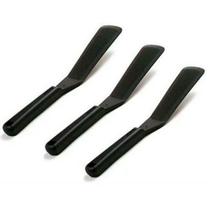 Norpro My Favorite Spatula - 11" Flexible Heat Resistant Nylon Turner - Black (3 Pack) - 1 of 4