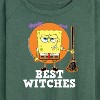 Women's - SpongeBob SquarePants - Best Witches Lightweight French Terry Wide Neck Long Sleeve Graphic Shirt - 2 of 4