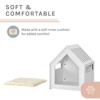Pets Forest 23" Dog House, 20" H x 20" W x 23.22" D ¨C Compact Manufactured Wood Indoor Pet Shelter - 4 of 4