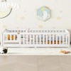 Twin Size Floor Bed with Safety Guardrails and Door for Kids - 2 of 4