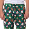 South Park Pajama Pants Men's Santa Cartman and Reindeer Lounge Bottoms Green - 3 of 4