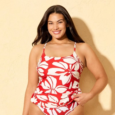 Shade & Shore Women's Eternal Joy Tankini Top - Shade & Shore™ Red L — фото 4
