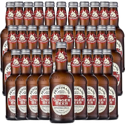 Fentimans Botanically Brewed Ginger Beer Sparkling Soda 9.3 fl oz Bottles – Premium Craft Soda/Mixer for Cocktails & Refreshing Drinks