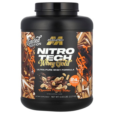 MuscleTech Nitro-Tech® Whey Gold, Chocolate Peanut Butter, 5 lbs (2.27 kg)