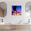 Painted Skies Above The Palms by 5by5collective Unframed Wall Canvas - iCanvas - 2 of 3