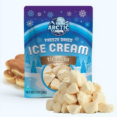 Arctic Farms Freeze Dried Ice Cream That Does Not Melt (Bits) (Tiramisu)