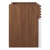Modway Render 18" Wall-Mount Vanity – Mid-Century Floating Bathroom Cabinet with Slatted Front and Open Storage (Sink Not Included) - 3 of 4