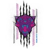 Women's Black Panther: Wakanda Forever Geometric Black Panther Icon Scratch T-Shirt - 2 of 4