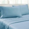 Cotton Blend 1400-1500 Thread Count Solid Luxury Pilowcases, Set of 2 by Blue Nile Mills - 2 of 4