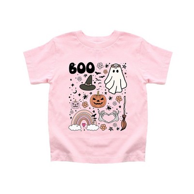 The Juniper Shop Boo Collage Toddler Short Sleeve Tee