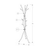SEVOBAL Freestanding Coat Rack Hall Tree with 11 Hooks and Tree Branch Design for Entryway and Bedroom, Silver, 18.5"*18.5"*74" - 2 of 4