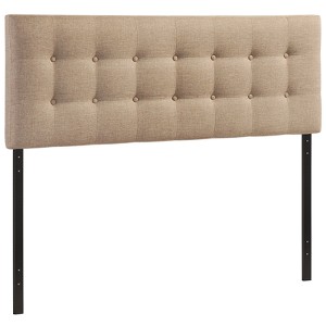 Emily Upholstered Fabric Headboard - Modway - 1 of 4