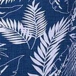 blue- palm leaf