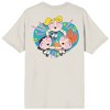 Powerpuff Girls Character Heart Adult Sand Crew Neck Short Sleeve T-shirt - 2 of 4